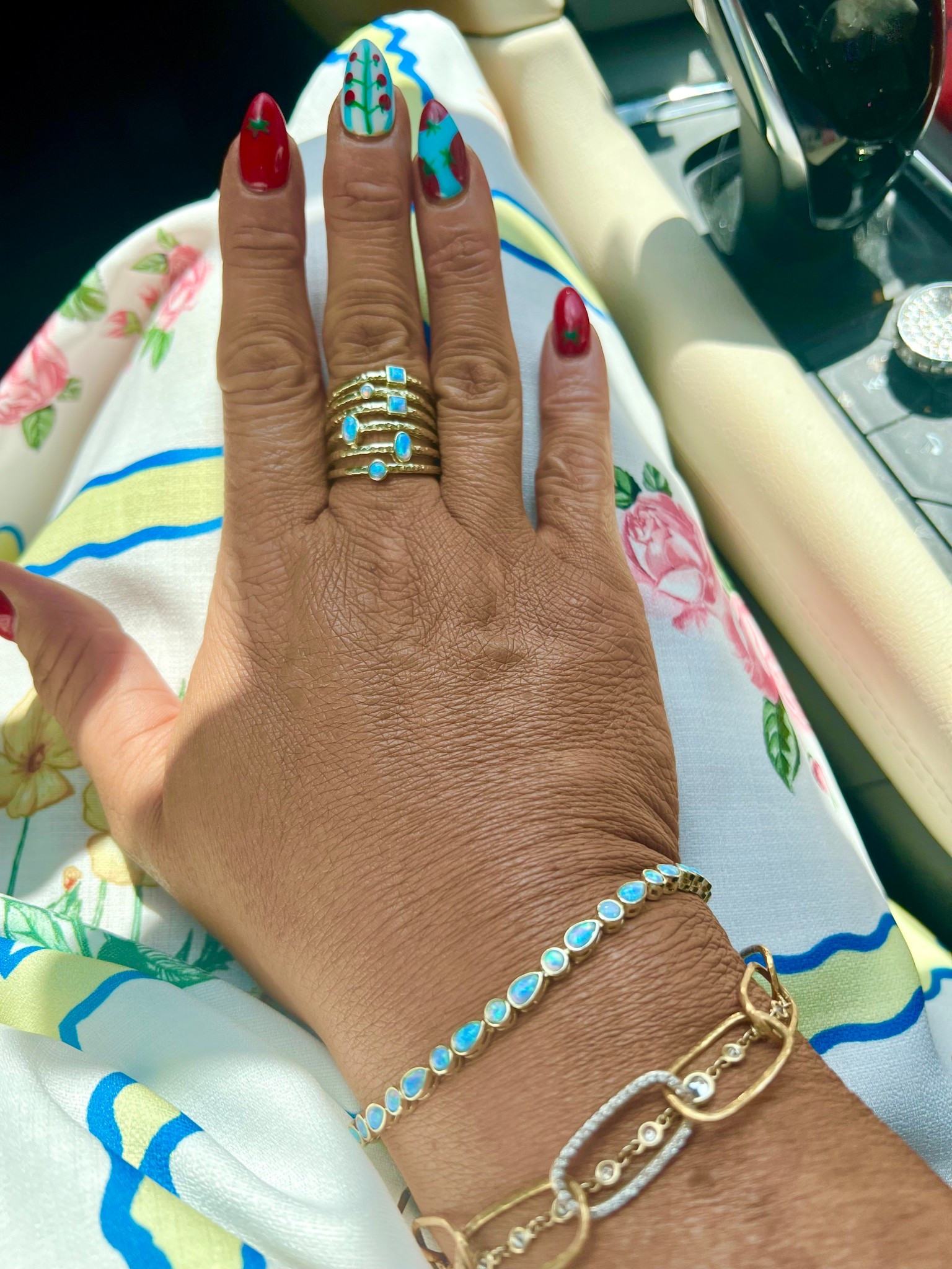 When your jewelry matches your nails perfectly 🩵🩵🩵
Jewelry by Melinda Maria 
Use code : ashleytho 
For a discount on your jewelry order

#LTKStyleTip #LTKSeasonal