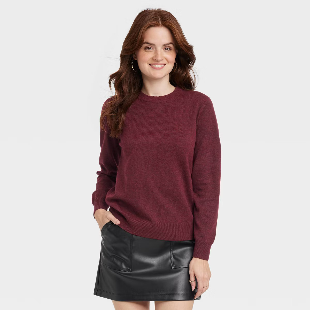 Women's Fine Gauge Crewneck Sweater - A New Day™ | Target