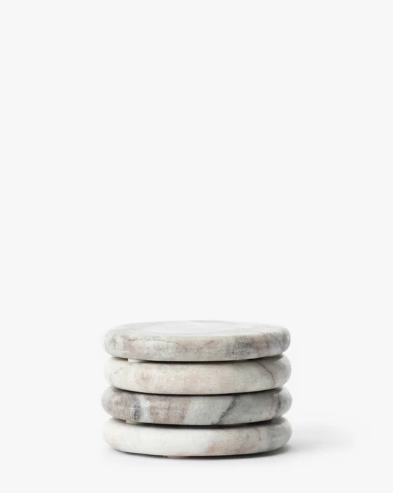 Benthe Marble Coasters (Set of 4) | McGee & Co.