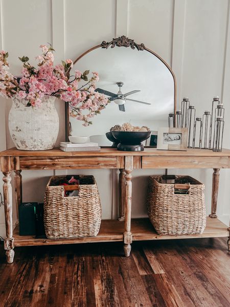 Entryway table from world market. 
Pottery barn vase 
Home decor 
Spring home 
Spring decor 
Amazon spring home decor 
Home decor 2023 
Furniture 
Console table 
Home decor inspo 
Antique mirror 
Console table mirror 


Wedding guest dress, swimsuit, white dress, travel outfit, country concert outfit, maternity, summer dress, sandals, coffee table,

#LTKSeasonal #LTKSaleAlert #LTKHome