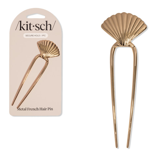 Metal Clam Shell French Hair Pin - Kitsch | Ulta Beauty | Ulta