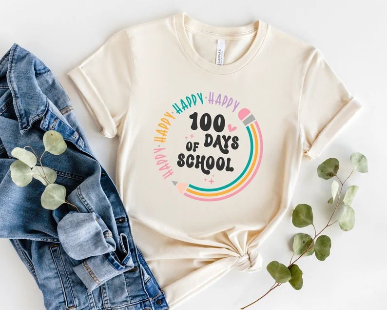 100 Days of School Shirt, 100 Day Shirt, Student Gift, 100th Day Of School Celebration, Student S... | Etsy (US)