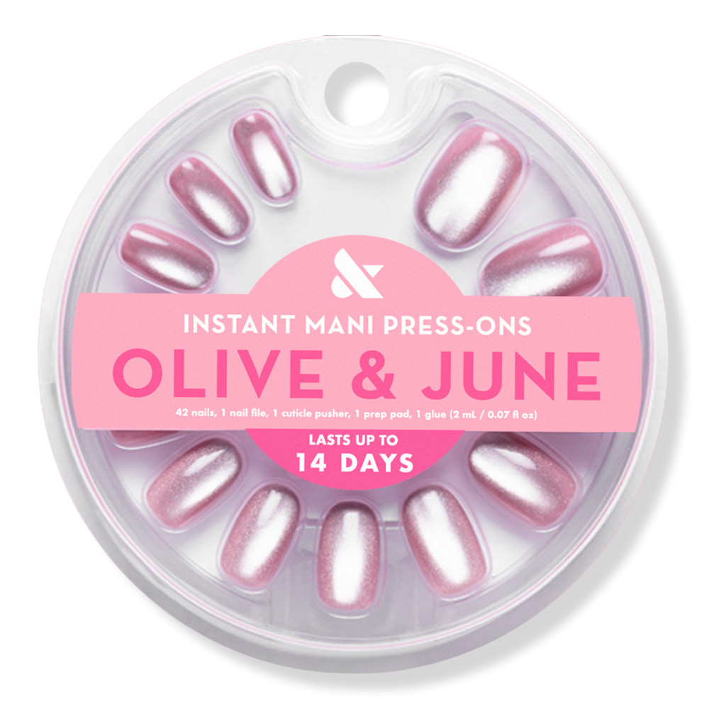 Olive & June Instant Mani Press-On Nails World Lit Velvet | Ulta