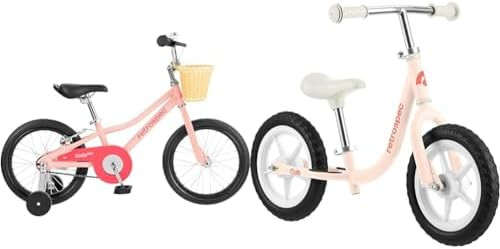 Retrospec 16" Kids Bike for Ages 4-6 Years with Training Wheels, Adjustable Seat & Handlebars Plu... | Amazon (US)
