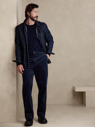 Corduroy Straight Officer Pant | Banana Republic (US)
