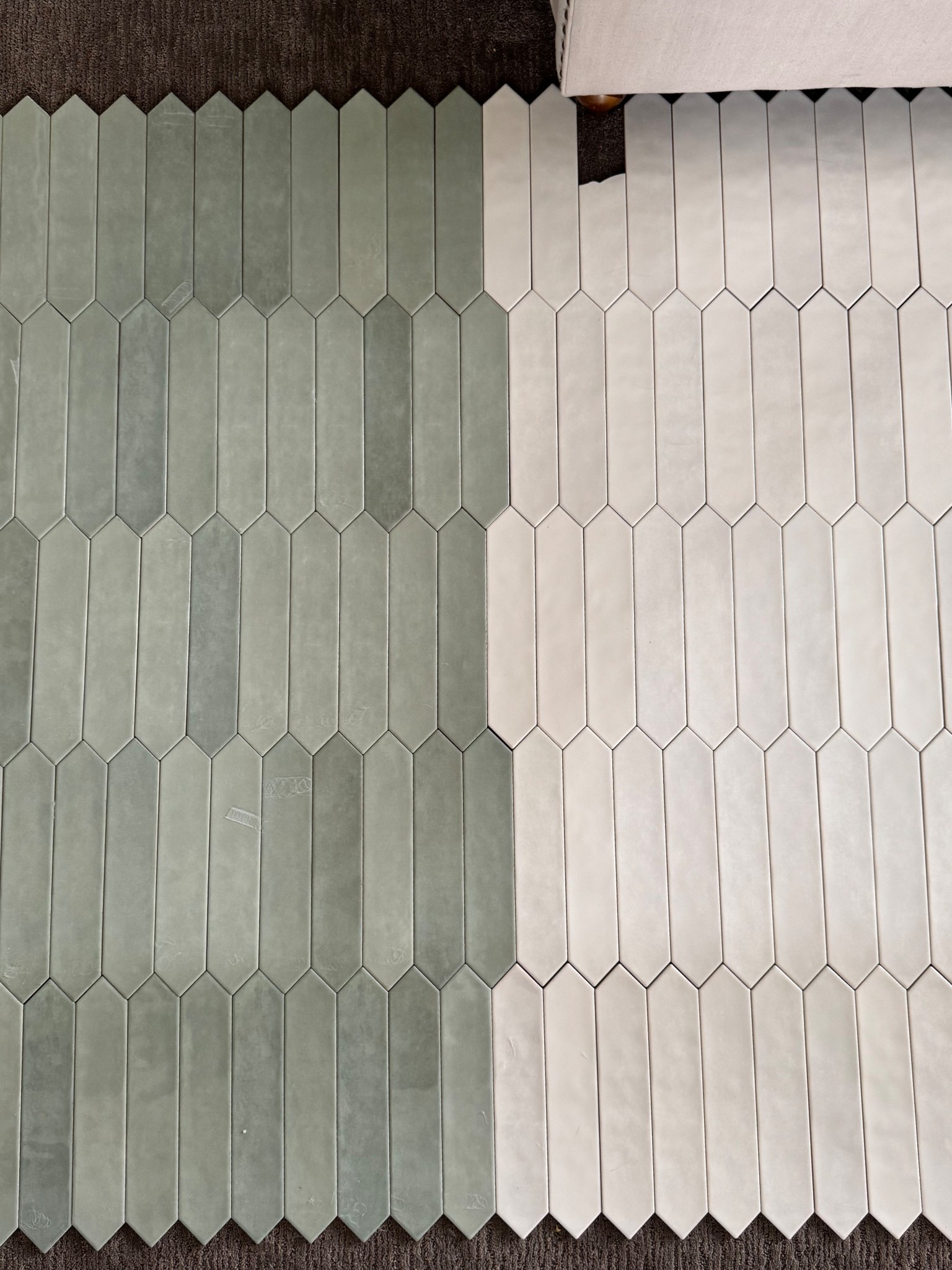 Obsessed with this shower wall tile I got from Wayfair. Love the picket detail and variation in color. It’s stunning. Plan on doing two bathrooms in the white and two bathrooms in the green. This was the most cost effective option of all the tile I looked at in this style! On sale right now.

#LTKHome