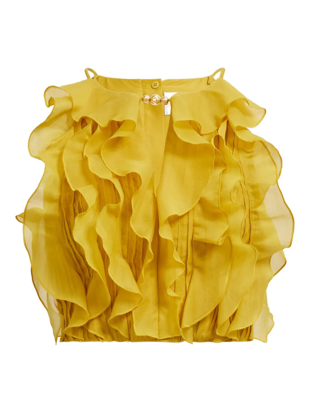 Cleo ruffled top | Farfetch Global
