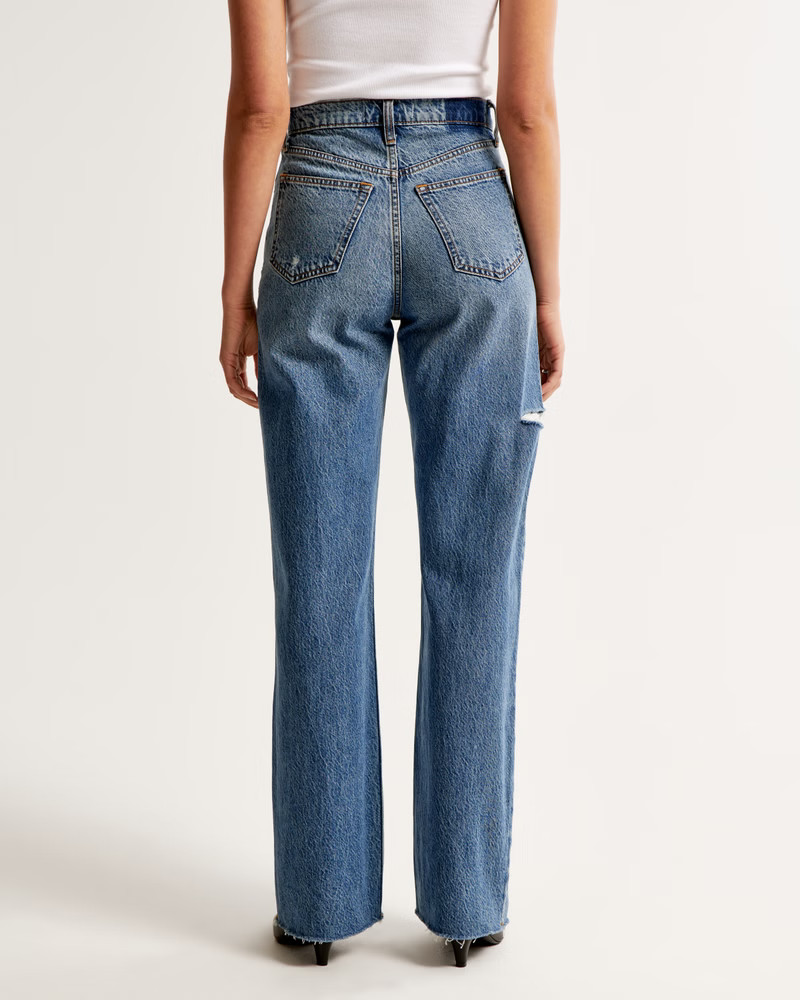 High Rise Loose Jean | Abercrombie & Fitch (US)