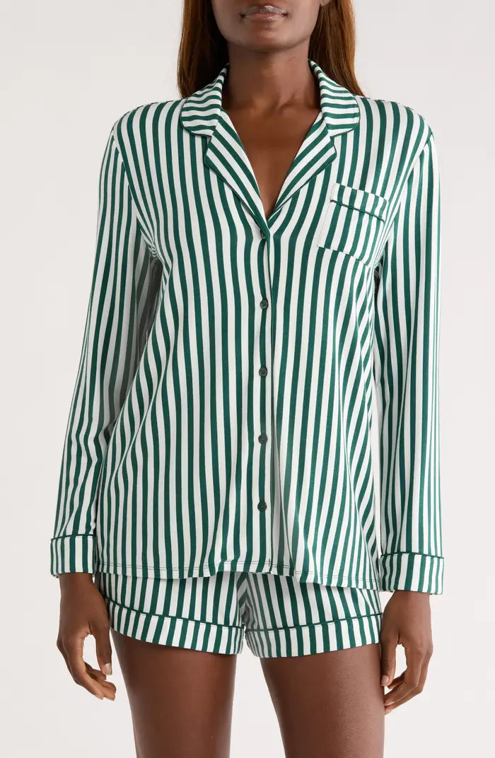 Moonlight Eco Long Sleeve Short Pajamas | Nordstrom