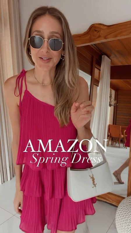 Amazon dress that is perfect for spring and summer, very flowy and beautiful. Runs true to size I am wearing size small. 

#LTKSeasonal #LTKstyletip #LTKfindsunder50