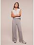 Mint Velvet Grey Wide Leg Trousers | Very (UK)