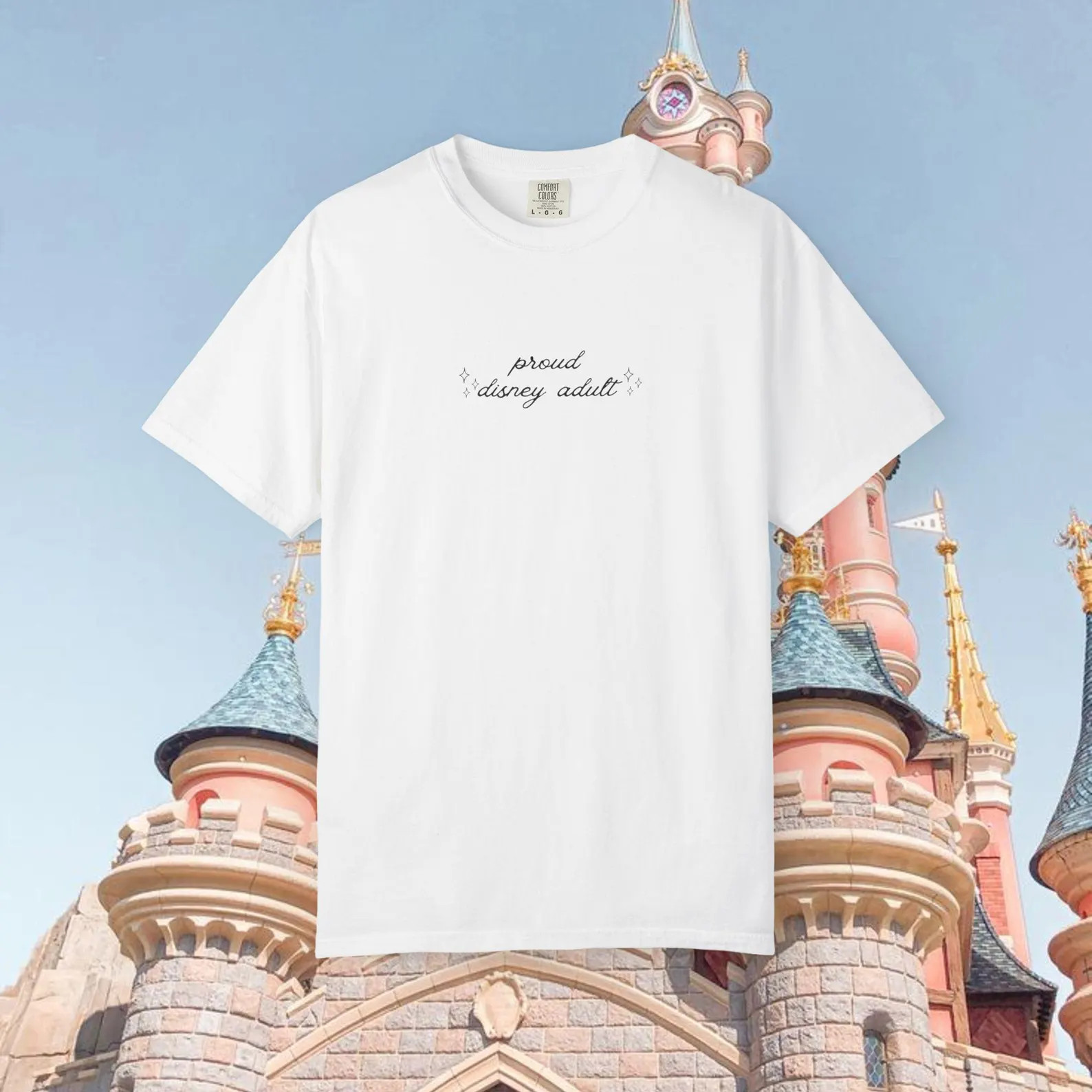 Disney Adult Graphic T-Shirt | Comfort Colors | Simple Disney Tee Aesthetic | Etsy (Global)