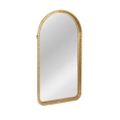 Storied Home Decorative Arched Metal Wall Mirror, Gold | Target