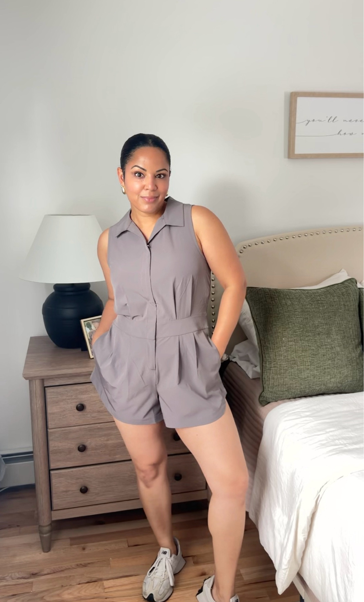 summer active romper, wearing a medium - stick to your true size 

walmart finds walmart fashion walmart must have summer outfit summer outfit ideas 

 #LTKgrwm #LTKootd #LTKActive