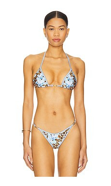 Runaway The Label Miami Bikini Top in Bimini Blue from Revolve.com | Revolve Clothing (Global)