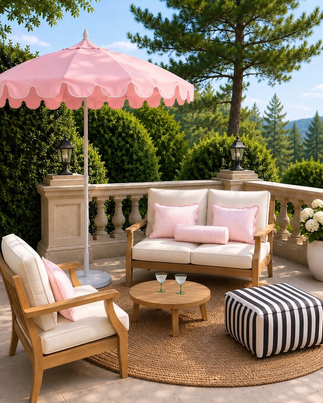 Slow summer afternoons are made for this. ☀️

A cozy patio doesn't have to be complicated—just comfortable seating, a beautiful umbrella, a few cocktails, and thoughtful details that make you want to stay outside a little longer.

I'm sharing some of my favorite Amazon Prime finds to help create an inviting outdoor lounge, including patio furniture, a scalloped patio umbrella, outdoor coffee table, striped ottoman, outdoor rug, outdoor lighting, and entertaining essentials for effortless summer hosting.

Everything is linked in my LTK.

#AmazonPrime #AmazonPrimeDay #AmazonFinds #PatioInspiration #BackyardStyle #OutdoorLiving #OutdoorLounge #PatioUmbrella #OutdoorCoffeeTable #OutdoorOttoman #OutdoorRug #OutdoorLighting #HostingEssentials #CocktailEssentials #SummerEntertaining #BackyardDecor #OutdoorFurniture #PatioDecor #LTKHome #LTKSale

#LTKdayinmylife #LTKHome #LTKSaleAlert