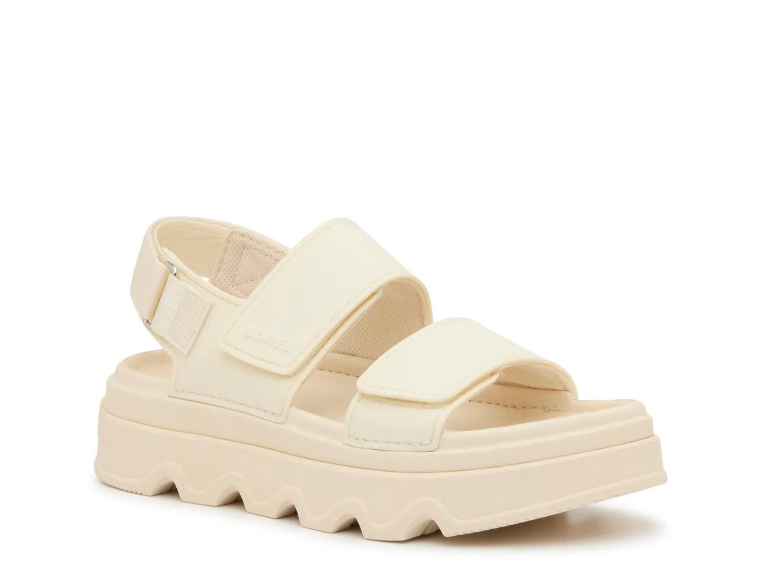 SOREL Kinetic Sunchase Sandal | Women's | Chalk White | Size 8 | Sandals | Lug | DSW