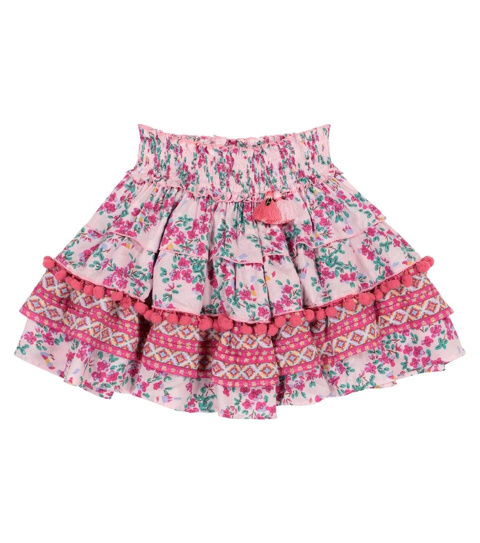 Ariel floral bobble-trimmed skirt | Mytheresa (INTL)