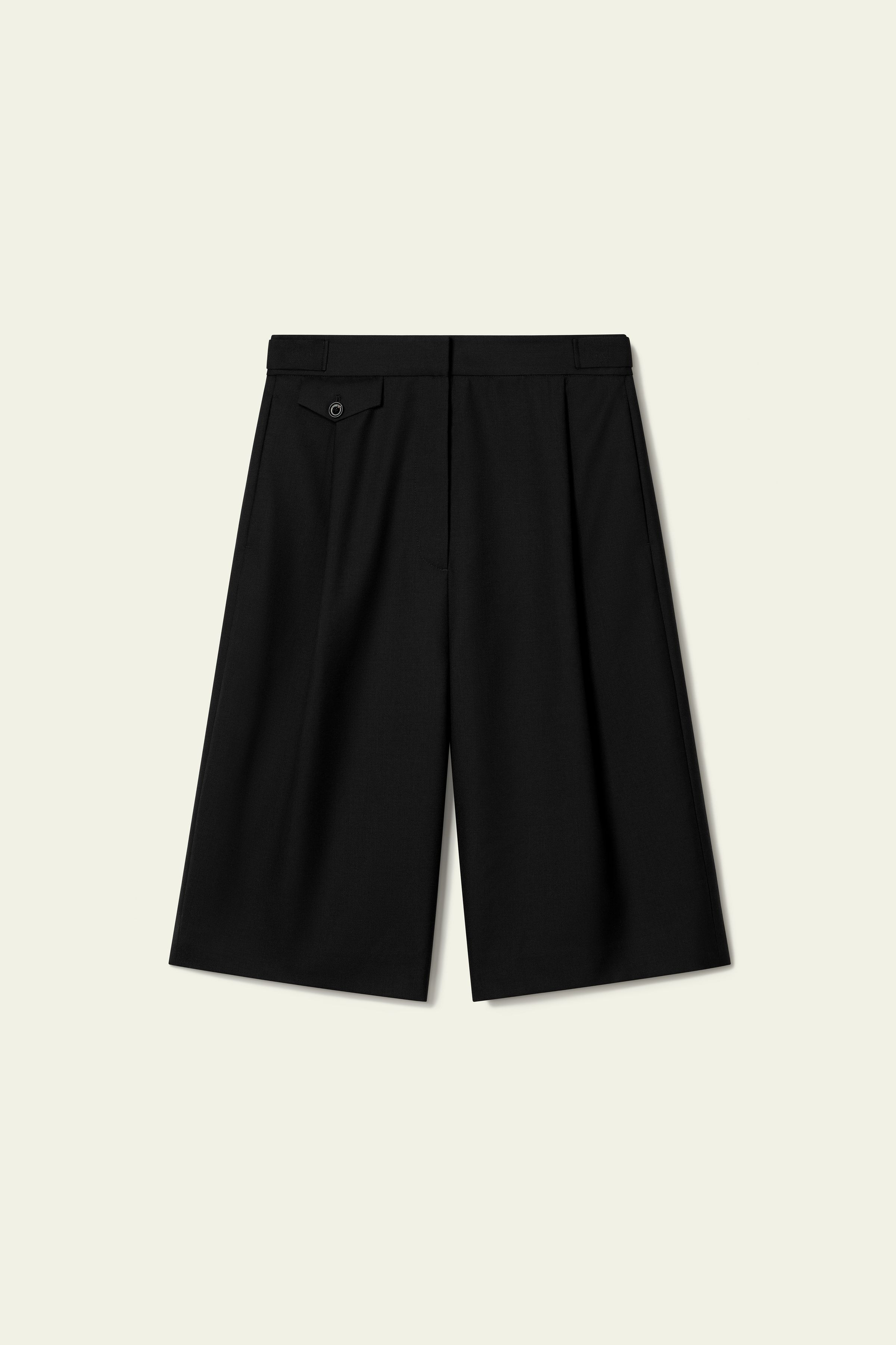 Wool-Silk Bermuda | LILYSILK