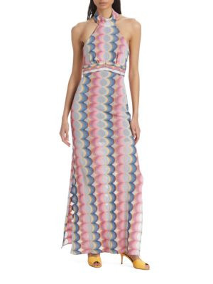 Isaac Geometric Knit Maxi Dress | Saks Fifth Avenue OFF 5TH