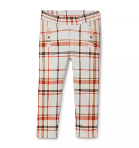 Plaid Ponte Pant | Janie and Jack