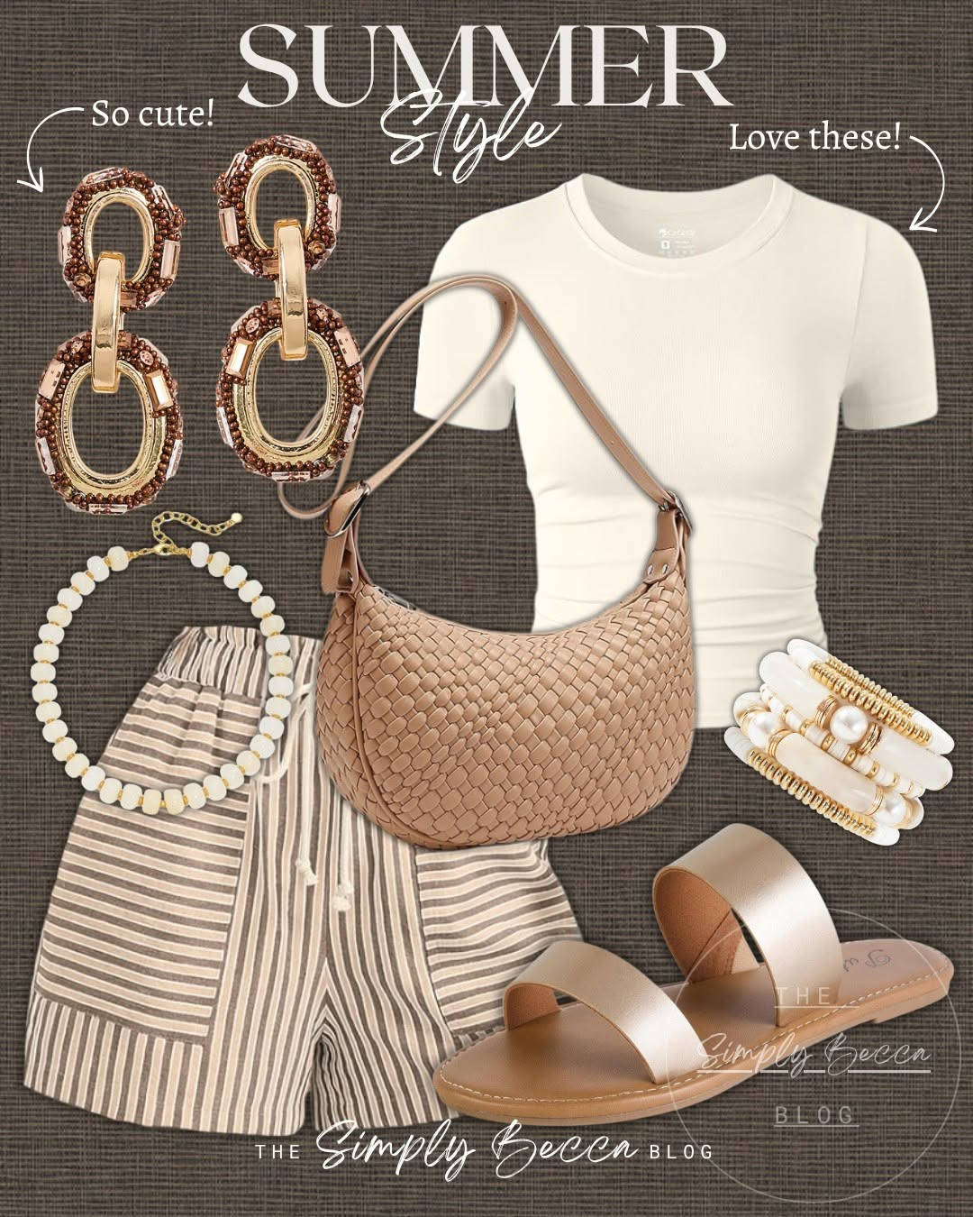 Hot Weather Outfits That Still Look Cute. 

#ltkwomens #summeroutfits #summerstyle #stripes #beadednecklace

#LTKootd #LTKmomlife #LTKSeasonal