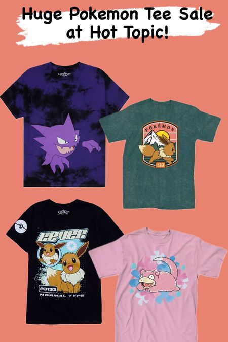 Awesome Pokemon tees are up to 60% off at Hot Topic!

#LTKGiftGuide #LTKsalealert #LTKfamily
