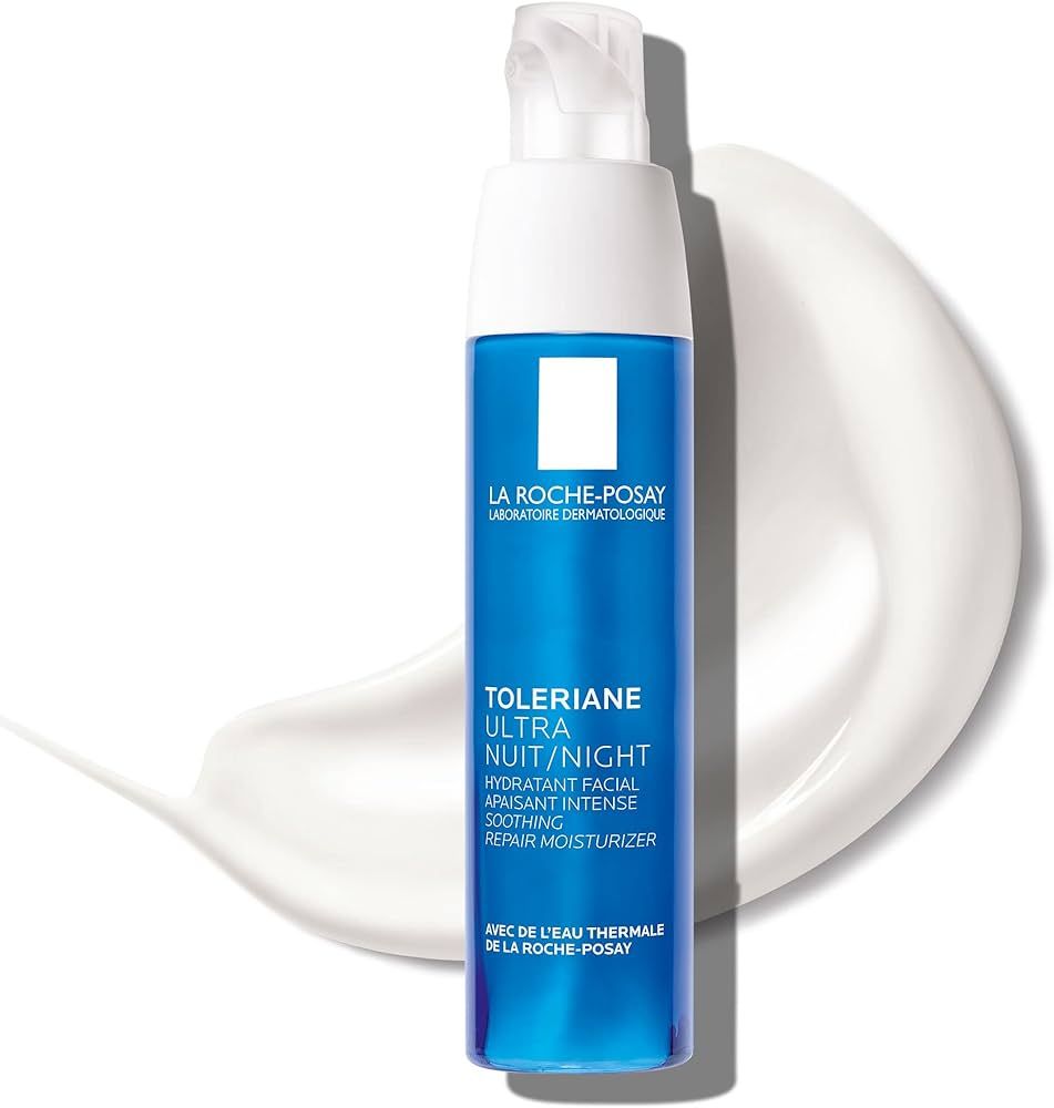 La Roche-Posay Toleriane Dermallergo Night Cream for Face Intense Soothing Moisturizer with Vitam... | Amazon (US)
