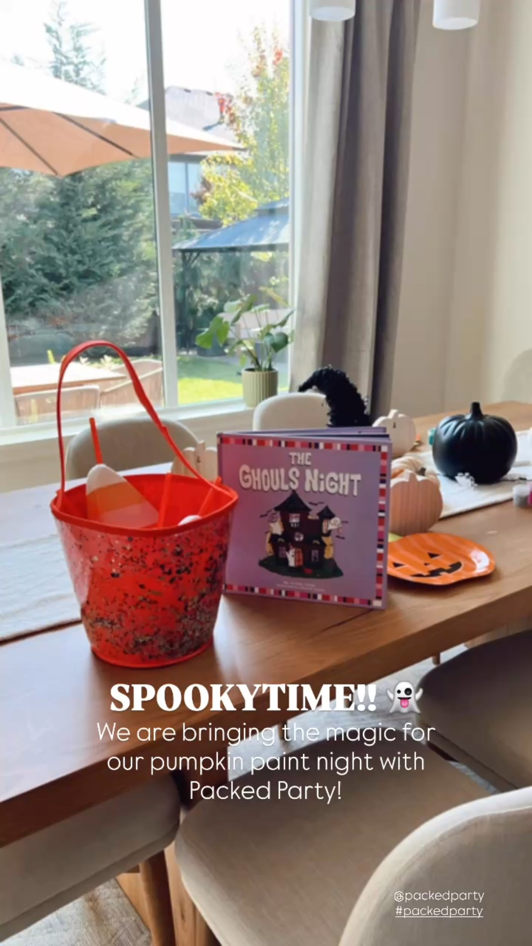 It’s pumpkin paint night with @packedparty!

Our paint night table scape is complete with cute candy corn sippers and “The Ghouls Night”! I can’t wait for the kids to see the set up, they are going to have so much fun! 

Grab a set to add to your boo baskets or have out for kiddos Halloween night! 

@packedparty
#packedparty


#LTKParties #LTKHalloween #LTKSeasonal