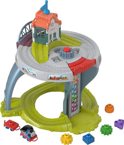Thomas & Friends Toddler Toy My First Train Table with Track, Cargo Stacking & Fine Motor Activities for Kids Ages 18+ Months | Amazon (US)