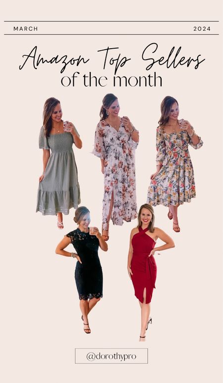 Spring dresses from amazon. Perfect for Easter outfit, Mother’s Day, wedding guest, vacation looks, baby showers, church, and special events! 

Linking my favorite strapless bra I wear with the ones that show straps. Amazon shoes. Amazon dresses. Spring outfits. Summer outfits. #LTKunder50 #LTKFind

Follow my shop @dorothypro on the @shop.LTK app to shop this post and get my exclusive app-only content!

#liketkit #LTKSeasonal
@shop.ltk
https://liketk.it/45Qeb

#LTKwedding #LTKSeasonal #LTKsalealert