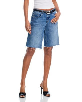 Elise Low Rise Denim Bermuda Shorts | Bloomingdale's (US)