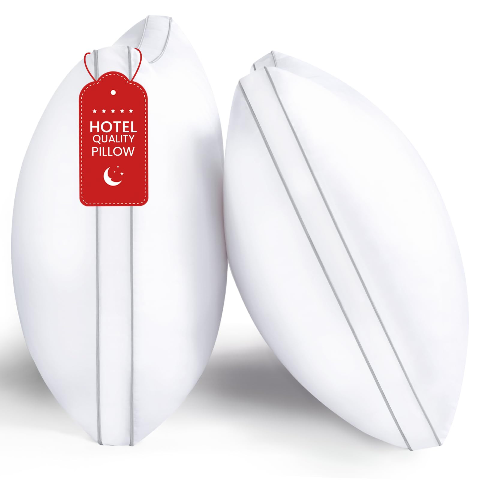 Pillows King Size Set of 2, Bed Pillows for Sleeping 2 Pack, Luxury Hotel Quality, Supportive Kin... | Amazon (US)