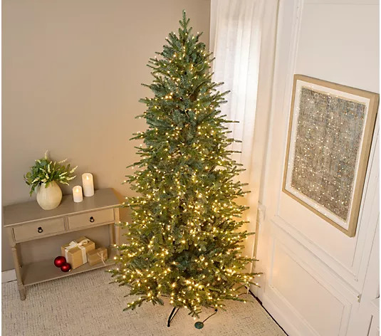 Bethlehem Lights 8.5' Micro LED Tree w/ 4-in-1 LEDs & Storage Bag - QVC.com | QVC