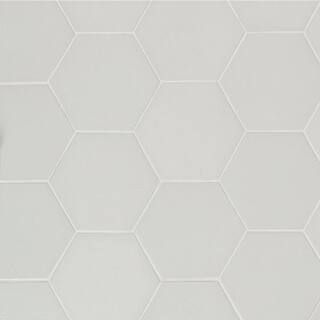 Ivy Hill Tile Appaloosa Bone Hexagon 7 in. x 8 in. Porcelain Floor and Wall Tile (10.76 sq. ft./C... | The Home Depot