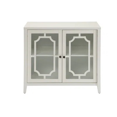 White Finish Console Cabinet | Wayfair North America