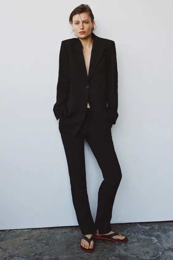 FLAT LEATHER SANDALS | Zara UK