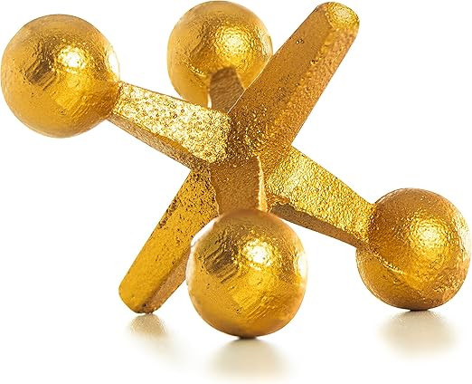 Gold Cast Iron Door Stop, Decorative Door Stopper, Shelf Decor Accents, Bookshelf Decor | Amazon (US)