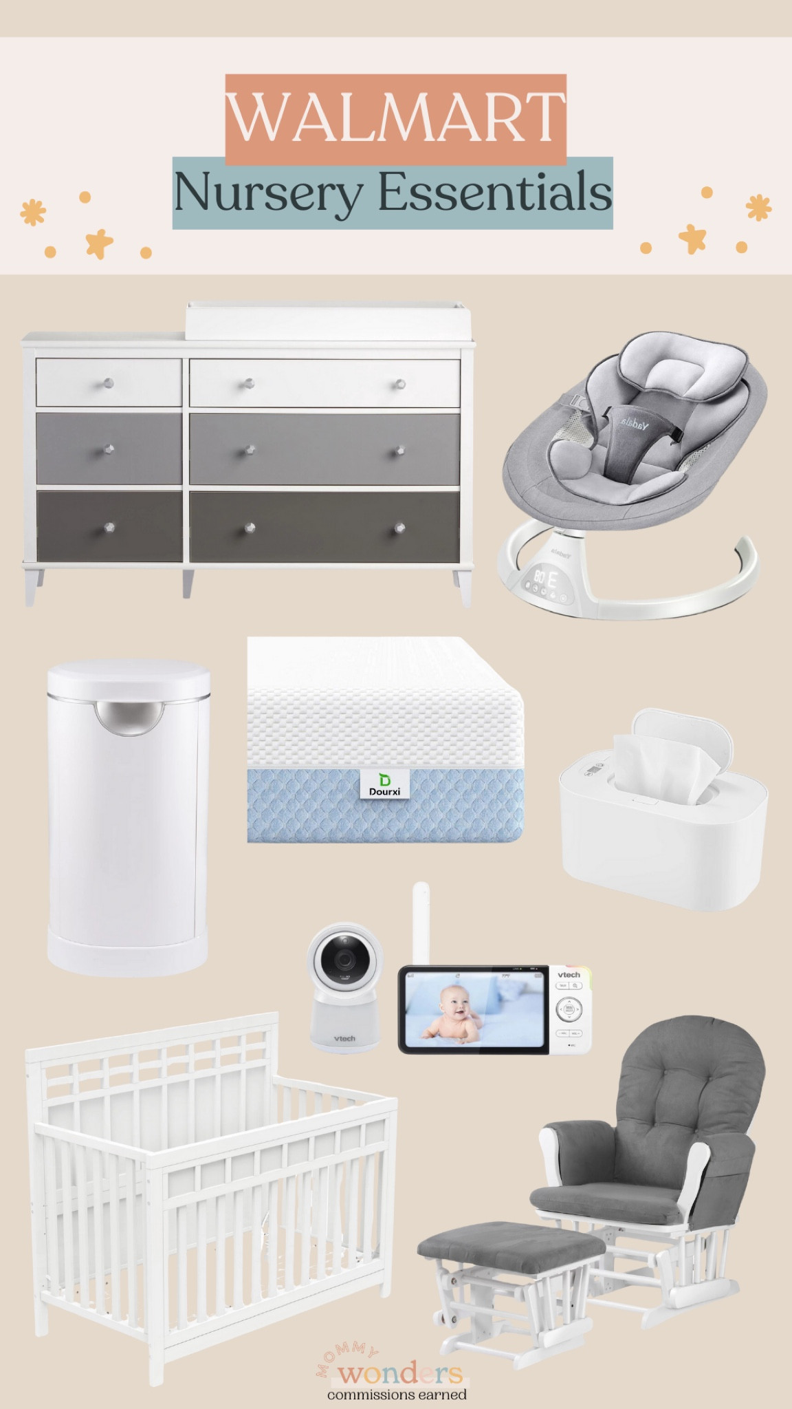 Nursery essentials at Walmart! Grab what you need to set up your nursery at Walmart for a great price! 

#LTKHome #LTKStyleTip #LTKBaby