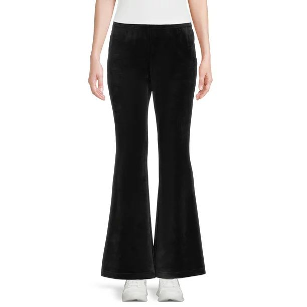 Avia Women's Velour Flare Pants - Walmart.com | Walmart (US)