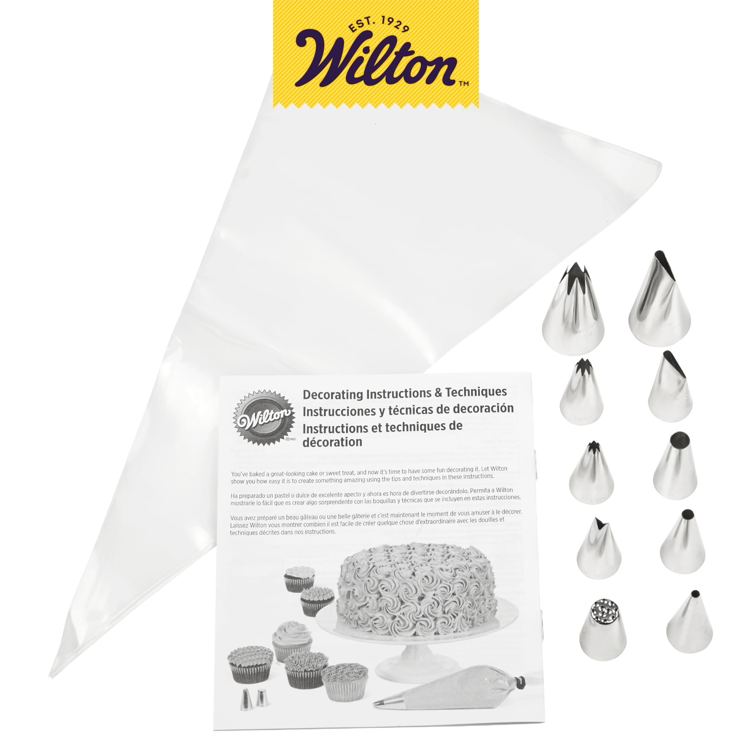 Wilton Beginning Buttercream Decorating Set, 20-Piece Cake Decorating Kit | Amazon (US)