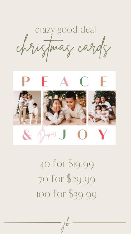 75% OFF Christmas Cards! 
Ordered these this year for our family’s cards🌲 @groupon @photoaffections #christmascards #holidaycards #photocards

#LTKfamily #LTKSeasonal #LTKHoliday