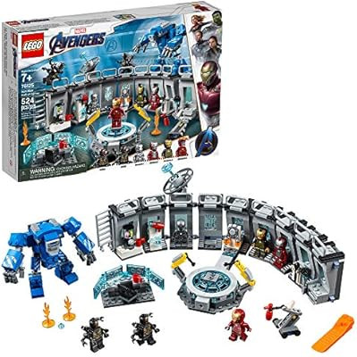 LEGO Marvel Avengers Iron Man Hall of Armor 76125 Building Kit Marvel Tony Stark Iron Man Suit Ac... | Amazon (US)