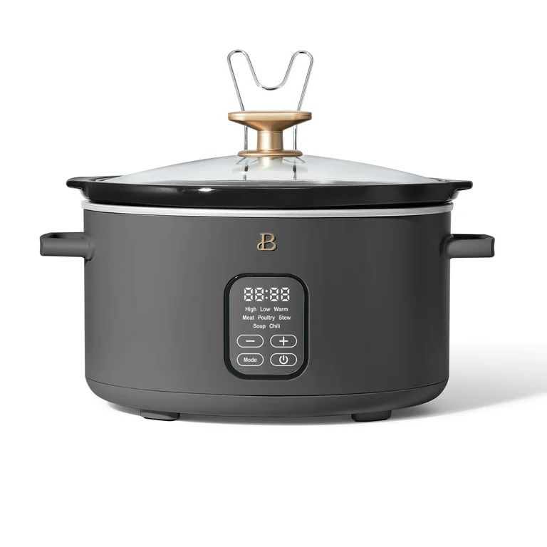 Beautiful 6 Qt Programmable Slow Cooker, Oyster Grey by Drew Barrymore | Walmart (US)