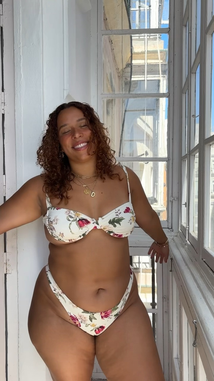Bikinis that I wore in Spain regardless of societies unrealistic beauty standards 🫶🤍✨👙

#LTKSwim #LTKTravel #LTKPlusSize