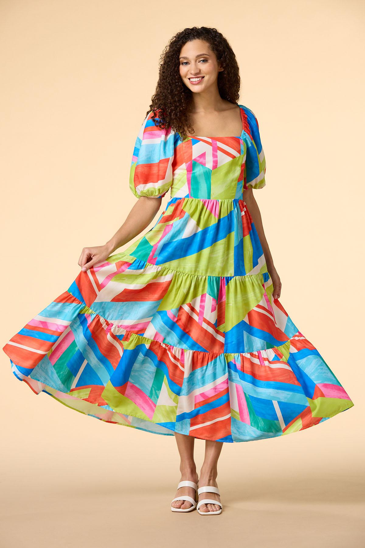 day at the beach midi dress | Versona