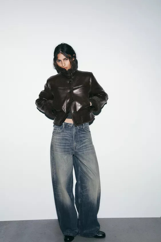 DOUBLE FACED FAUX FUR JACKET | Zara US