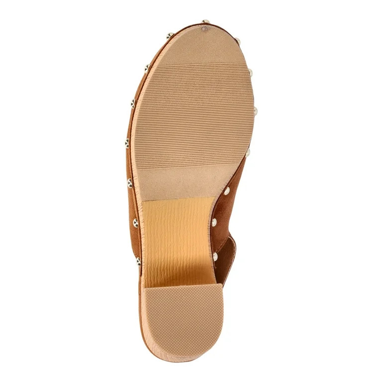 Time and Tru Women's Platform Studded Clog Heels | Walmart (US)