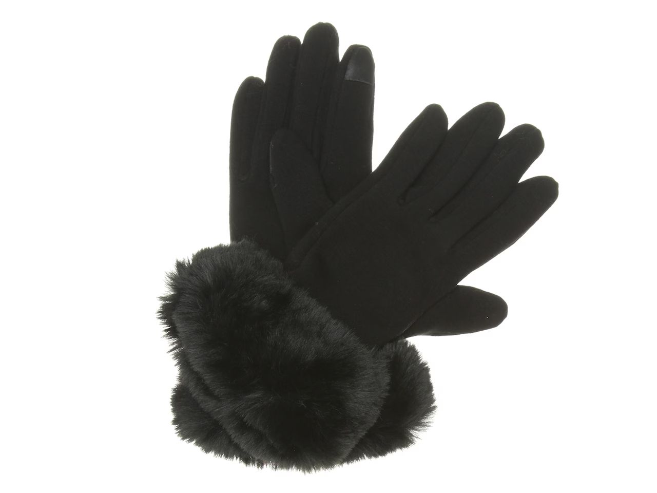 Faux Fur Trim Touch Screen Gloves | DSW