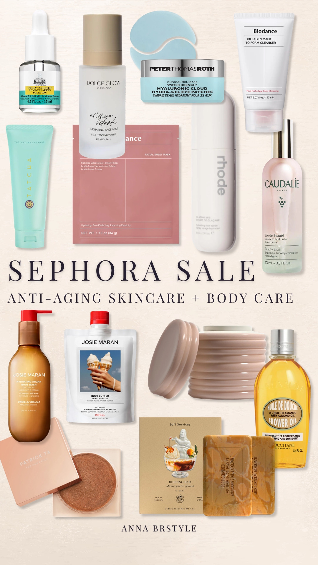 Sharing my skincare and body care favorites from the Sephora savings event, these are the products I use to keep my skin hydrated, glowy, and feeling its best. Such a good time to restock on the essentials that actually make a difference.

sephora sale, skincare favorites, anti aging skincare, body care favorites, glowing skin, hydration routine, skincare routine, beauty essentials, self care routine, annabrstyle

#LTKselfcare #LTKBeauty #LTKSaleAlert